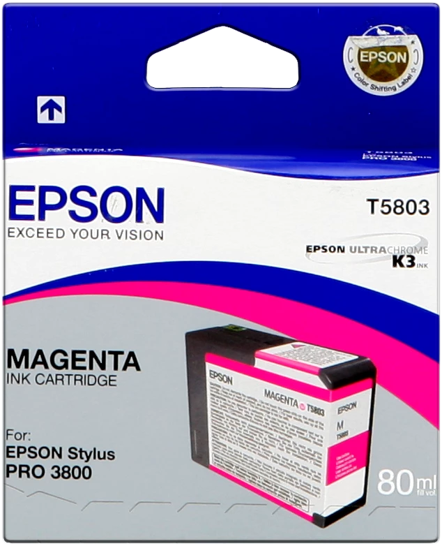 Original Epson T5803 / C13T580300 Tinte Magenta 80ml