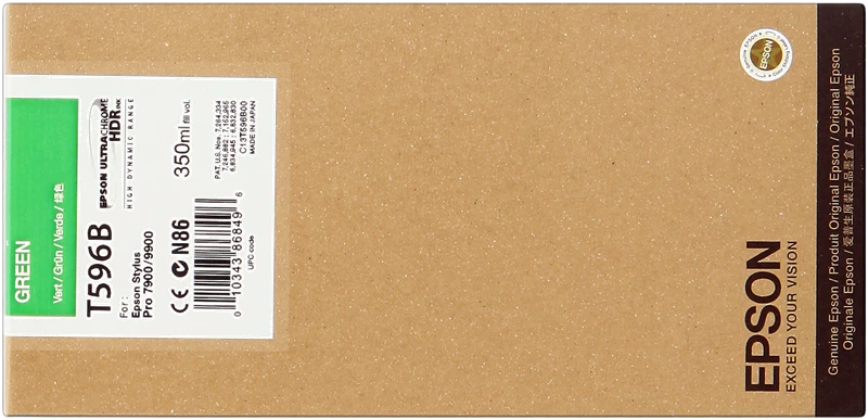 Original Epson T596B Grün / C13T596B00 Tinte 350ml