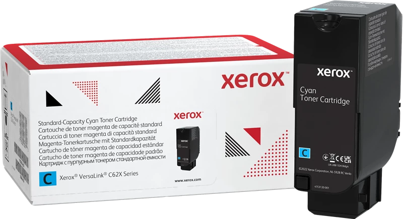 Original Xerox 006R04617 / C625 Toner Cyan bis zu 6000 Seiten