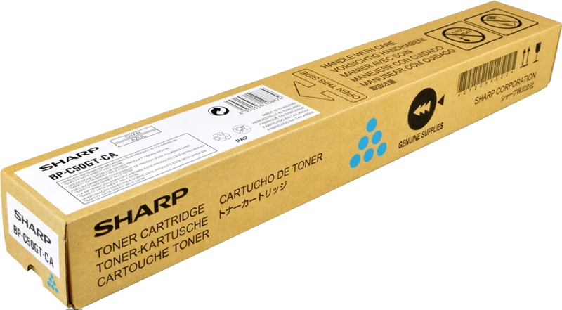 Original Sharp BP-C50GTCA Toner Cyan bis zu 8000 Seiten