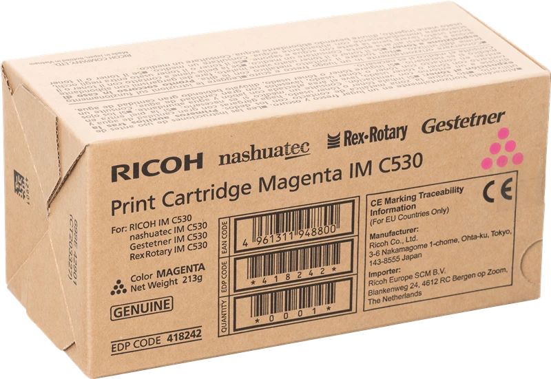 Original Ricoh IM C530M / 418242 Toner Magenta bis zu 18000 Seiten