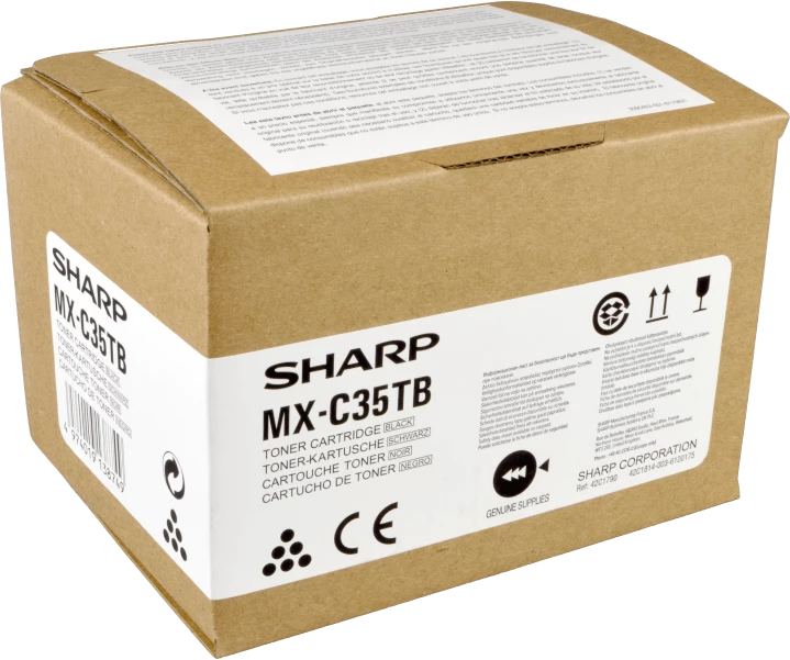 Original Sharp MX-C35TB Toner Schwarz bis zu 9000 Seiten
