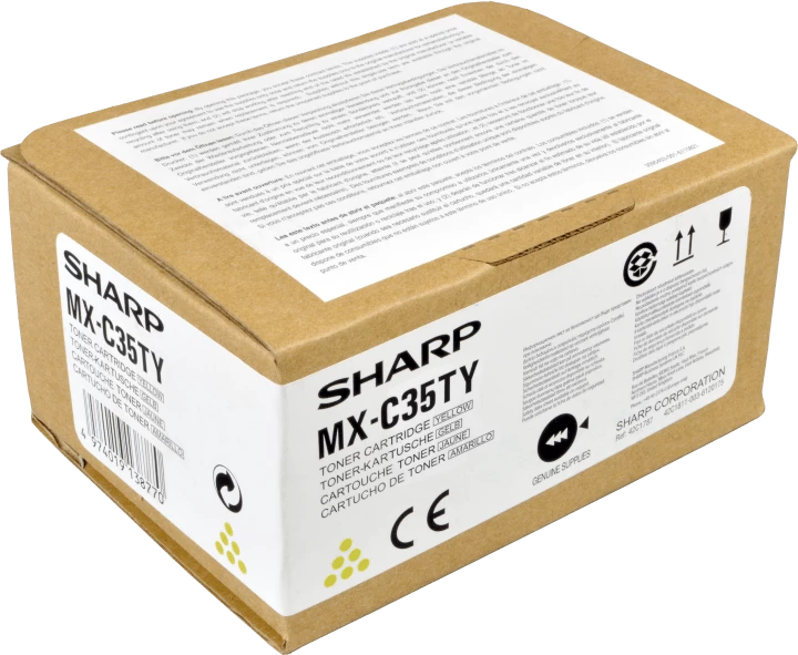 Original Sharp MX-C35TY Toner Gelb bis zu 6000 Seiten