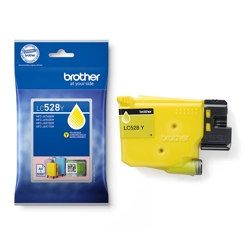 Original Brother LC528Y Tinte Gelb bis zu 5000 Seiten