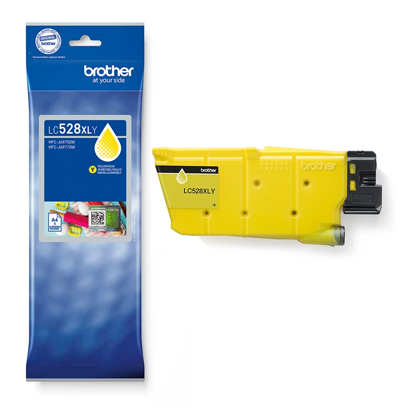 Original Brother LC528XLY Tinte Gelb bis zu 10000 Seiten