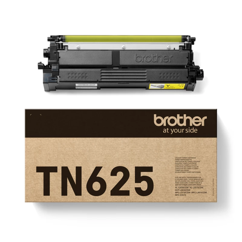 Original Brother TN-625Y Toner Gelb bis zu 1800 Seiten