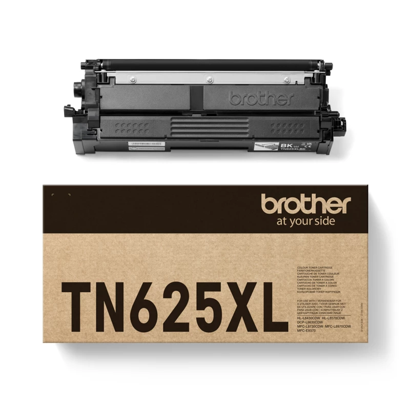 Original Brother TN-625XLBK Toner Schwarz bis zu 5500 Seiten