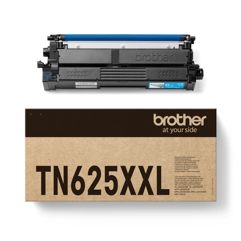 Original Brother TN-625XXLC Toner Cyan bis zu 6500 Seiten
