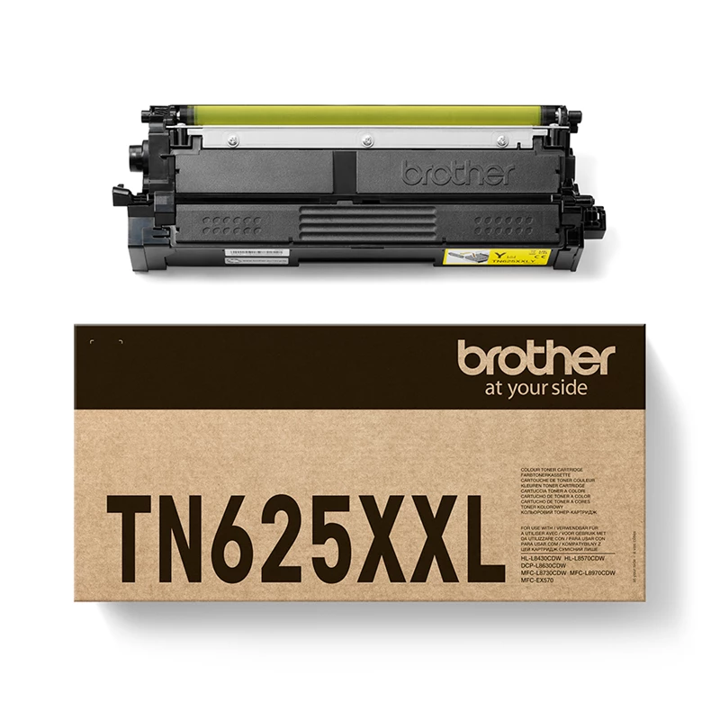 Original Brother TN-625XXLY Toner Gelb bis zu 6500 Seiten