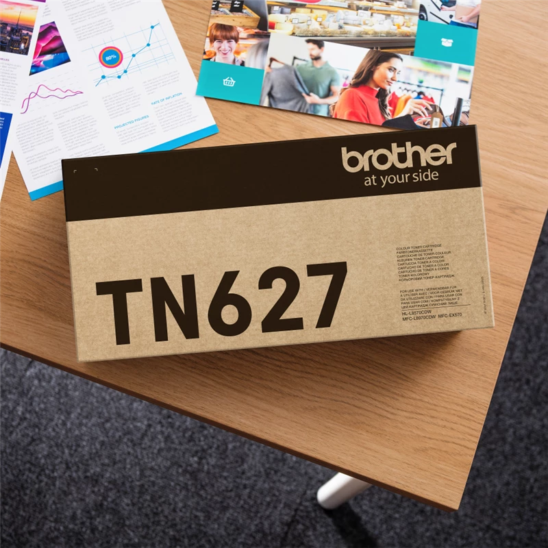 Original Brother TN-627Y Toner Gelb bis zu 10000 Seiten