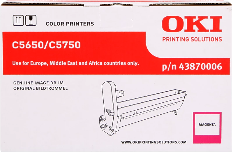 Original OKI 43870006 / C5650/5750 Bildtrommel (Drum-Unit) Magenta bis zu 20000 Seiten