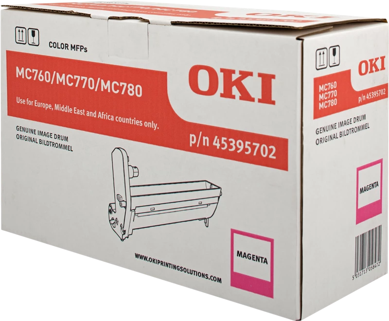Original OKI 45395702 / MC760/770/780 Bildtrommel (Drum-Unit) Magenta bis zu 30000 Seiten