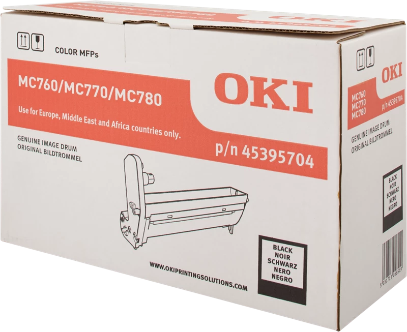 Original OKI 45395704 / MC760/770/780 Bildtrommel (Drum-Unit) Schwarz bis zu 30000 Seiten