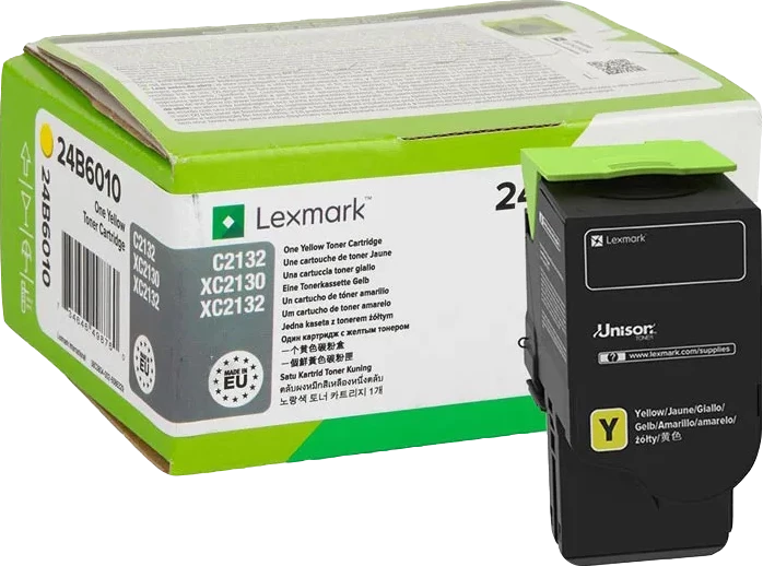Original Lexmark 24B6010 / C/XC2132 Toner Gelb bis zu 3000 Seiten