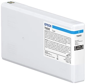 Original Epson T55W2 / C13T55W200 Tinte Cyan 200ml