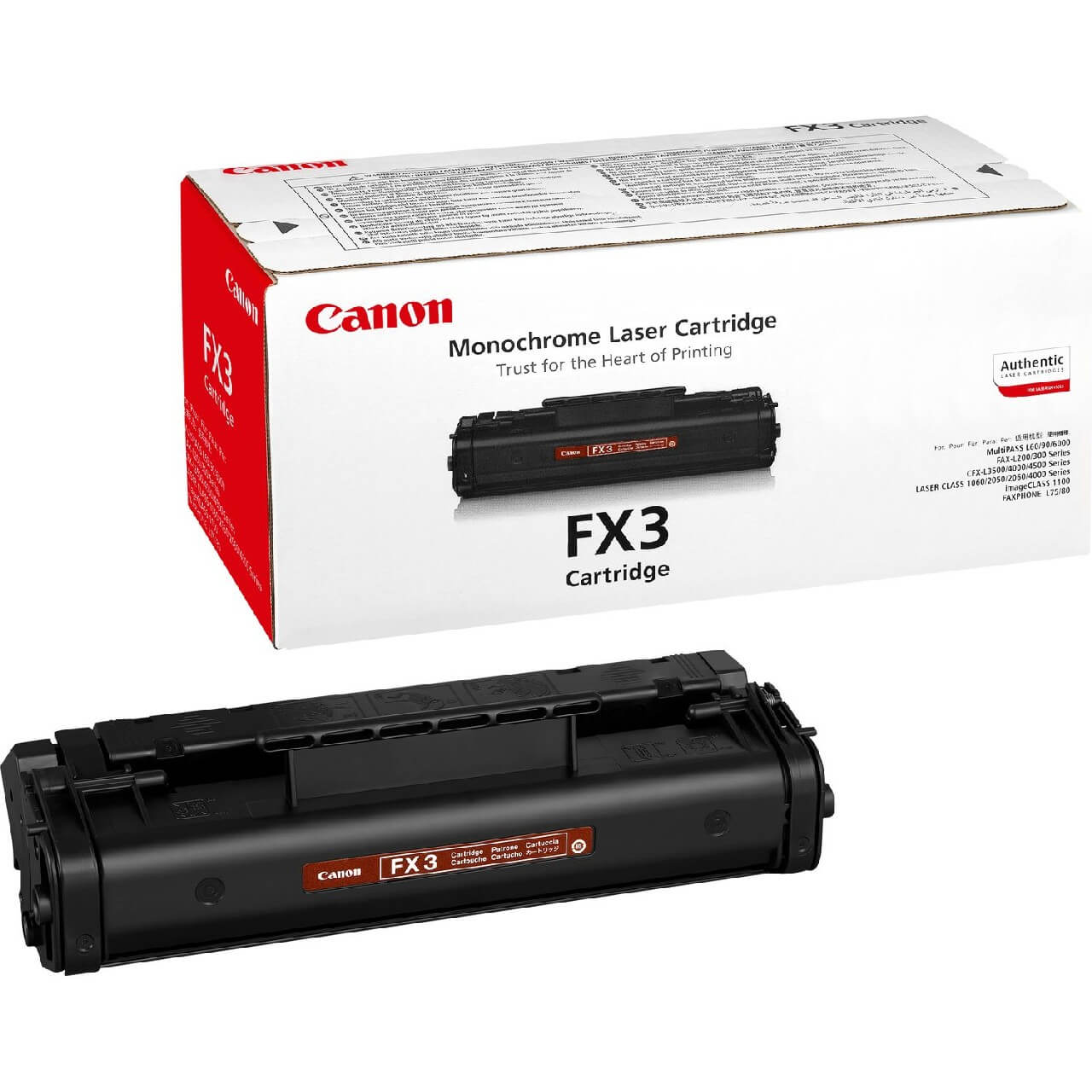 Canon Original FX-3 / 1557A003 Tonerkartusche Schwarz bis zu 2700 Seiten