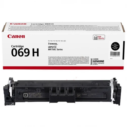 Canon Original 069H / 5098C002 Tonerkartusche Schwarz bis zu 7600 Seiten