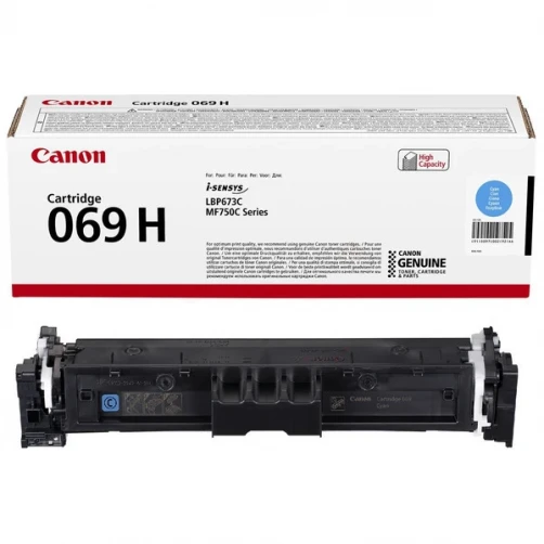 Canon Original 069H / 5097C002 Tonerkartusche Cyan bis zu 5500 Seiten