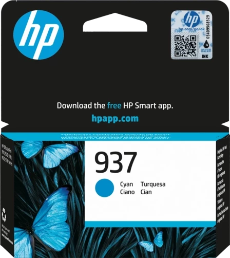 Original HP 4S6W2NE / 937 Tinte Cyan bis zu 800 Seiten
