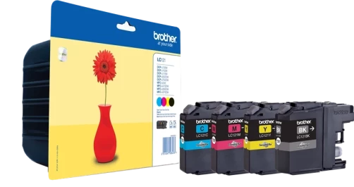 Original Brother LC-121 / LC121VALBPDR Tinte Schwarz Multipack