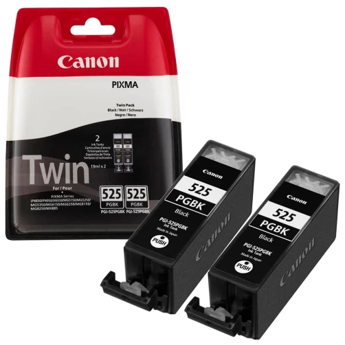 Canon Original PGI-525 / 4529B006 Tintenpatrone Schwarz 38ml 2er-Pack