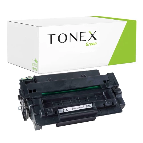 TONEX green für HP 2008 / Q7551A Toner Schwarz bis zu 6500 Seiten