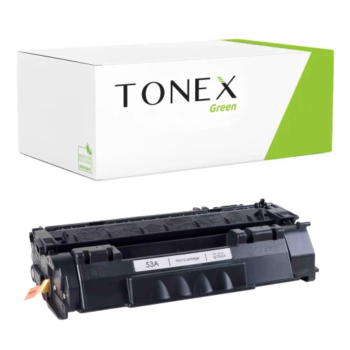 TONEX green für Canon 3000 / Q7553A, 1975B002 Toner Schwarz bis zu 3000 Seiten