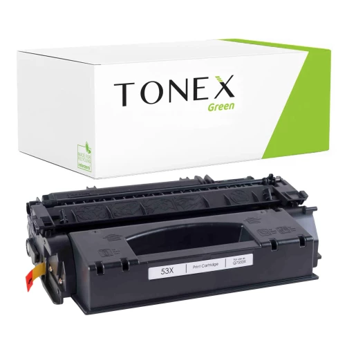TONEX green für Canon 3002 / Q7553X, 1976B002 Toner Schwarz bis zu 7000 Seiten