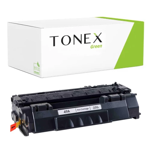 TONEX green für Canon 3006 / Q5949A, 0266B002 Toner Schwarz bis zu 2500 Seiten