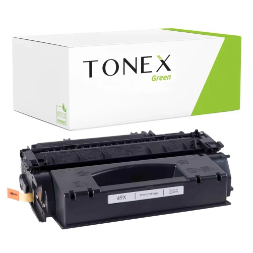 TONEX green für Canon 3008 / Q5949X, 0917B002 Toner Schwarz bis zu 6000 Seiten