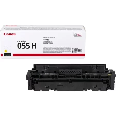 Canon Original 055H / 3017C002 Tonerkartusche Gelb bis zu 5900 Seiten