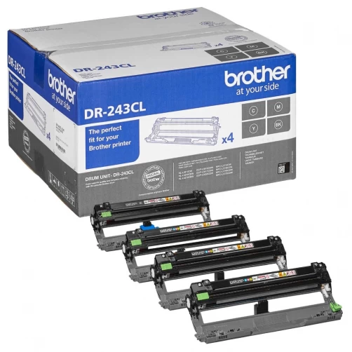 Original Brother DR-243CL Bildtrommel (Drum-Unit) Color bis zu 18000 Seiten 4er-Pack