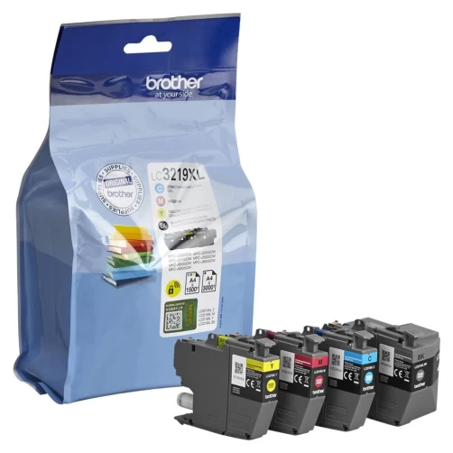 Original Brother LC-3219XLM4 Tinte Schwarz Cyan Magenta Gelb 4er-Pack