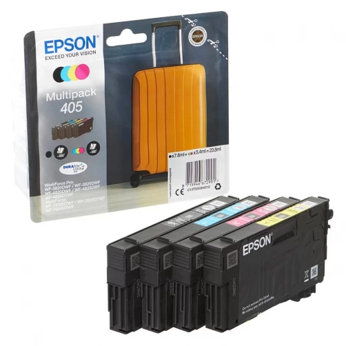 Epson Original 405 / C13T05G64010 Tintenpatrone Schwarz Cyan Magenta Gelb Multipack