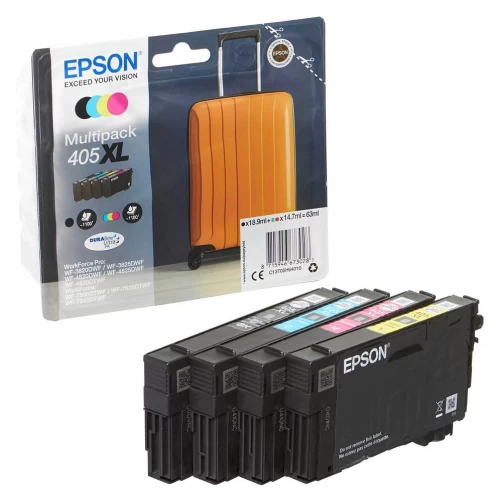 Original Epson 405XL / C13T05H64010 Tinte Schwarz Cyan Magenta Gelb Multipack