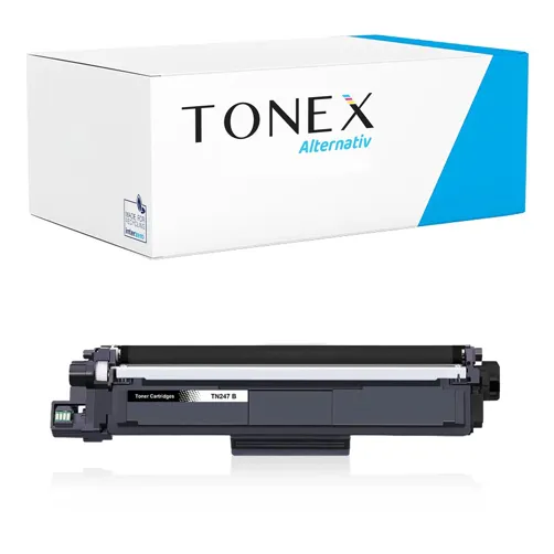 TONEX alternativ für Brother TN-247BK Toner Schwarz bis zu 3000 Seiten