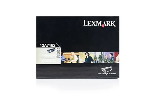 Lexmark Original 12A7462 / 012A7462 Tonerkartusche Schwarz bis zu 21000 Seiten
