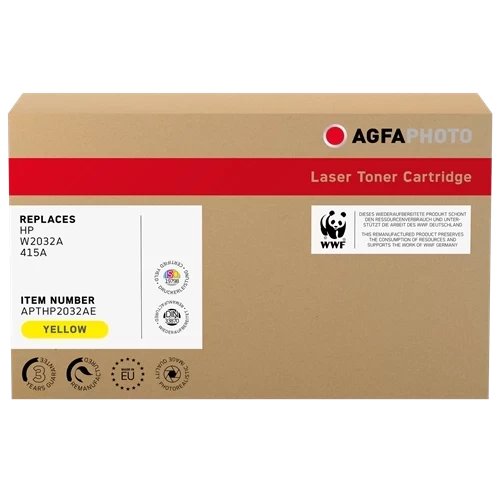 Agfa Photo Toner für HP 415A ( W2032A ) Yellow Original Recycling mit Chip