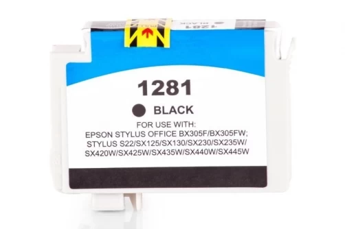 Tintenpatrone für Epson T1281 Schwarz kompatibel ca. 225 Seiten
