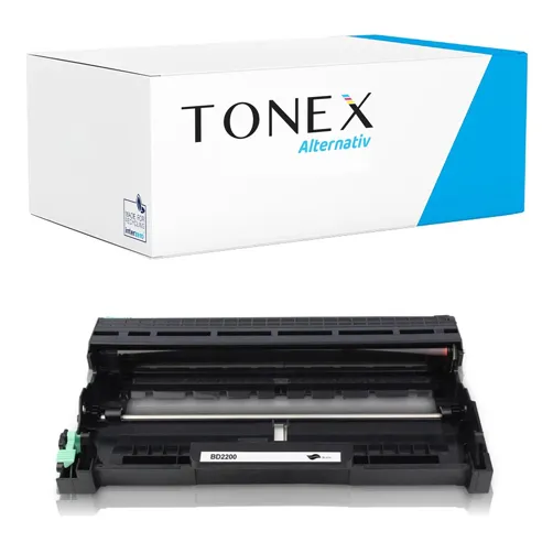 TONEX alternativ für Brother DR-2200BK Bildtrommel (Drum-Unit) Schwarz bis zu 12000 Seiten