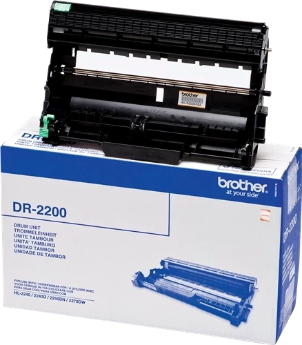 Original Brother DR-2200 Bildtrommel (Drum-Unit) Schwarz bis zu 12000 Seiten