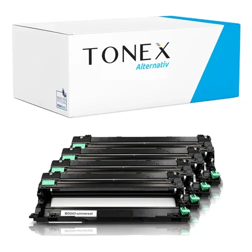 TONEX alternativ für Brother DR-243CL Bildtrommel (Drum-Unit) Multicolor bis zu 18000 Seiten 4er-Pack