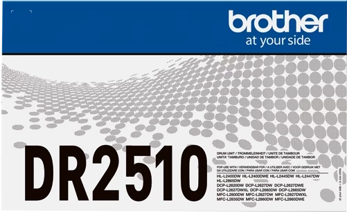Original Brother DR-2510 Bildtrommel (Drum-Unit) Schwarz bis zu 15000 Seiten