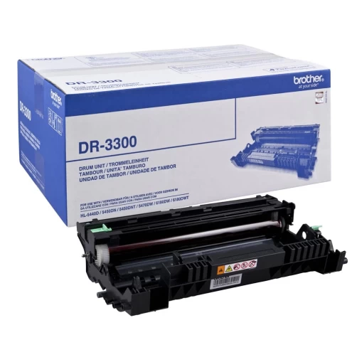 Original Brother DR-3300 Bildtrommel (Drum-Unit) Schwarz bis zu 30000 Seiten