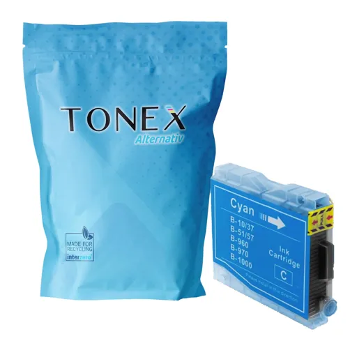 TONEREXPERT Premium Kompatibel für Brother LC-1000C Tintenpatrone Cyan bis zu 400 Seiten