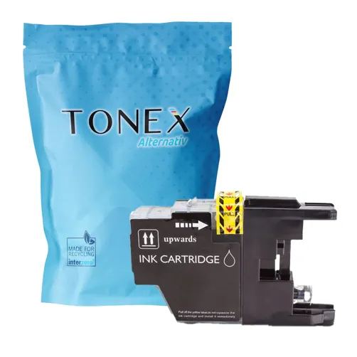 TONEX alternativ für Brother LC-1280XLBK Tinte Schwarz bis zu 1200 Seiten