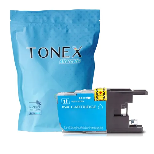 TONEREXPERT Premium Kompatibel für Brother LC-1280XLC Tintenpatrone Cyan bis zu 1200 Seiten