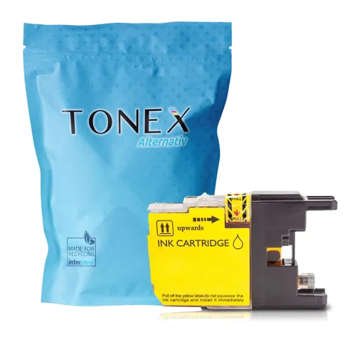 TONEX alternativ für Brother LC-1280XLY Tinte Gelb bis zu 1200 Seiten
