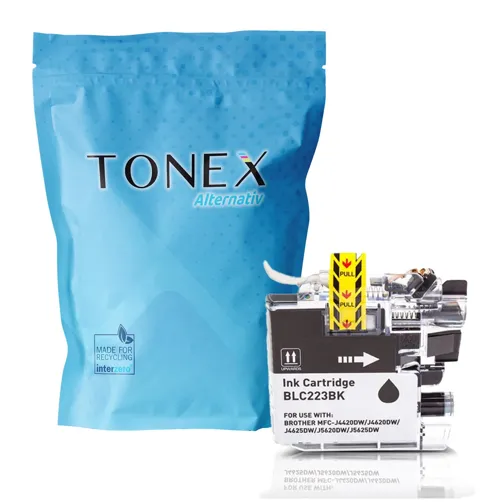 TONEX alternativ für Brother LC-223BK Tinte Schwarz bis zu 1000 Seiten 20ml
