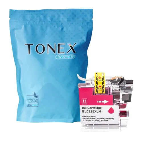 TONEX alternativ für Brother LC225XLM Tinte Magenta bis zu 1200 Seiten